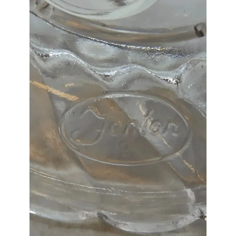 FENTON GLASS IRRIDESCENT HURRICANE LAMP BASE CANDLE HOLDER